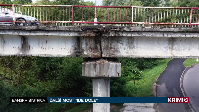 ĎALŠÍ MOST "IDE DOLE"
