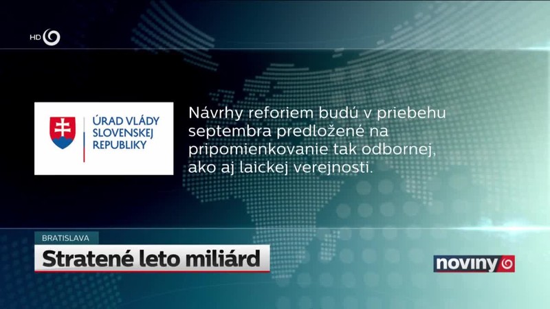 Stratené leto miliárd