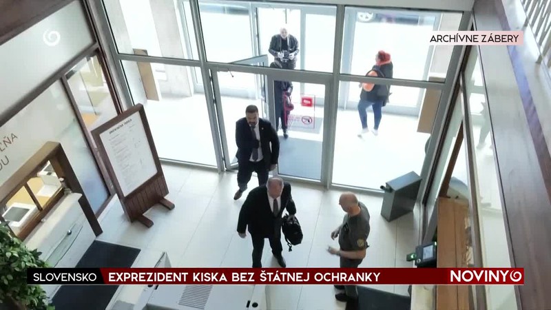 EXPREZIDENT KISKA BEZ ŠTÁTNEJ OCHRANKY