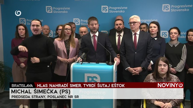 HLAS NAHRADÍ SMER, TVRDÍ ŠUTAJ EŠTOK
