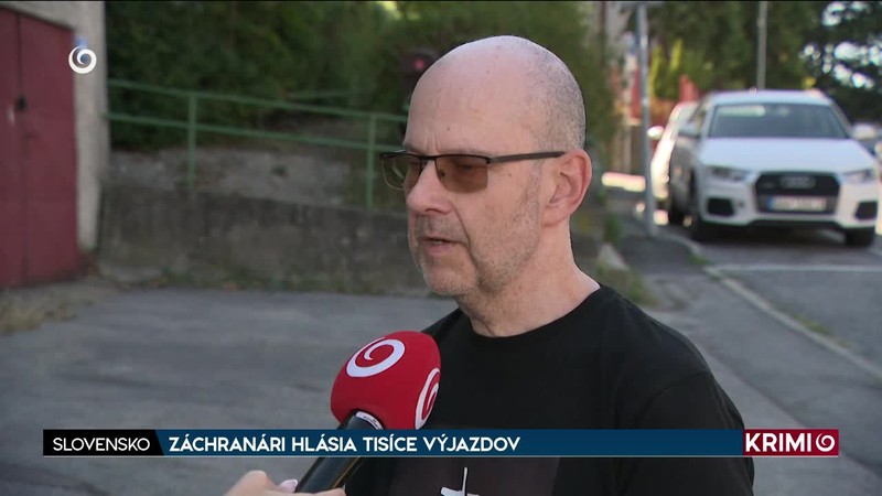 ZÁCHRANÁRI HLÁSIA TISÍCE VÝJAZDOV