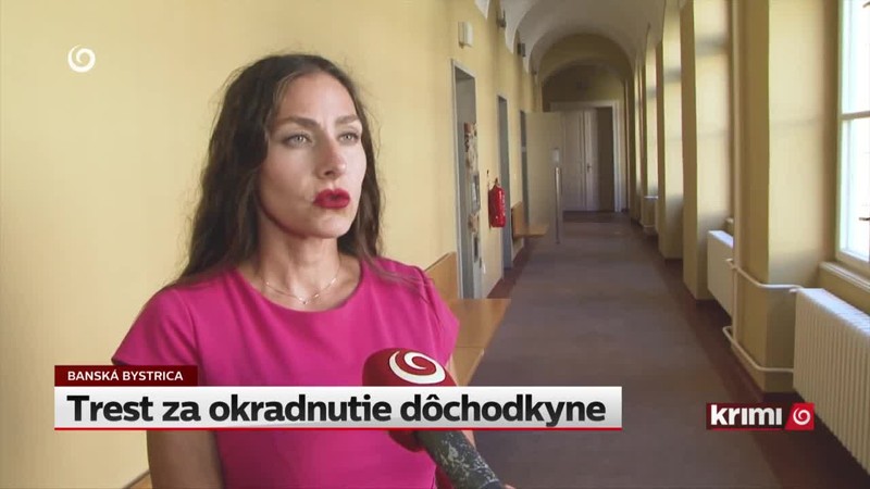 Trest za okradnutie dôchodkyne