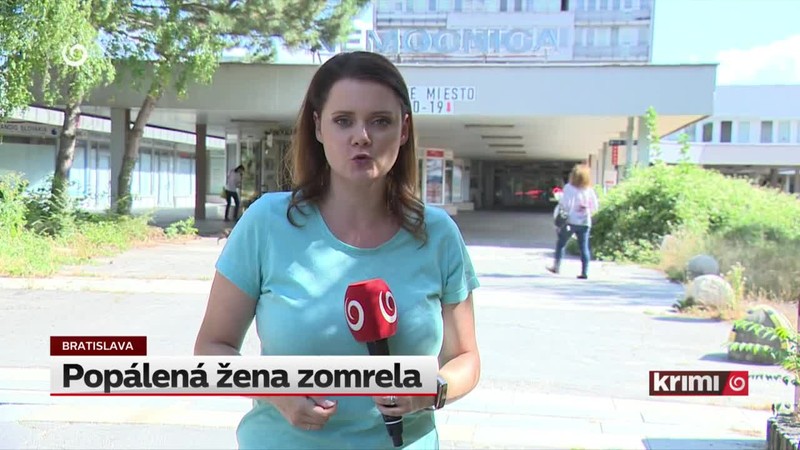 Popálená žena zomrela