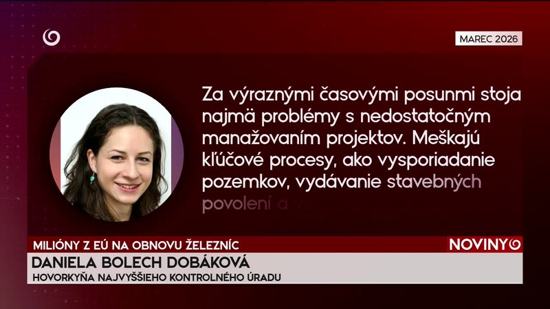 MILIÓNY Z EÚ NA OBNOVU ŽELEZNÍC