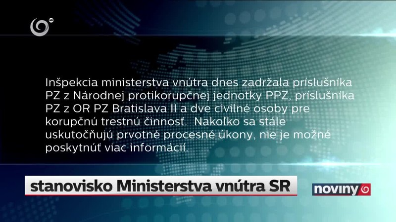 Inšpekcia MV SR zasahovala na NAKA