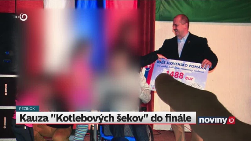 Kauza "Kotlebových šekov" do finále
