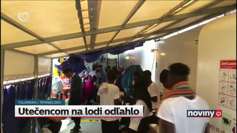 Utečencom na lodi odľahlo