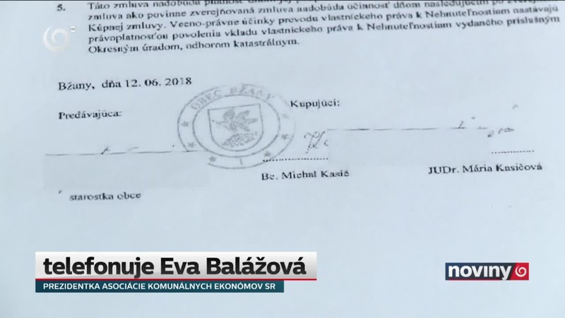 Preveria postup starostky