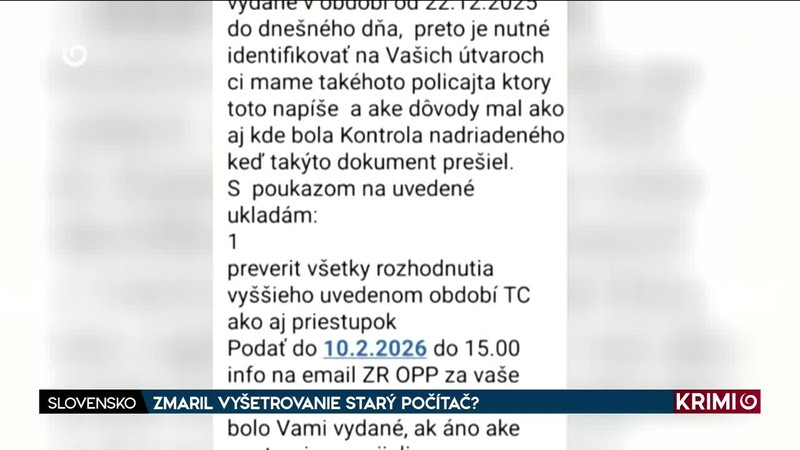 ZMARIL VYŠETROVANIE STARÝ POČÍTAČ?