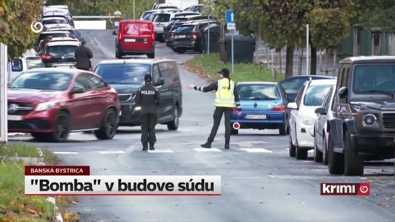 "Bomba" v budove súdu