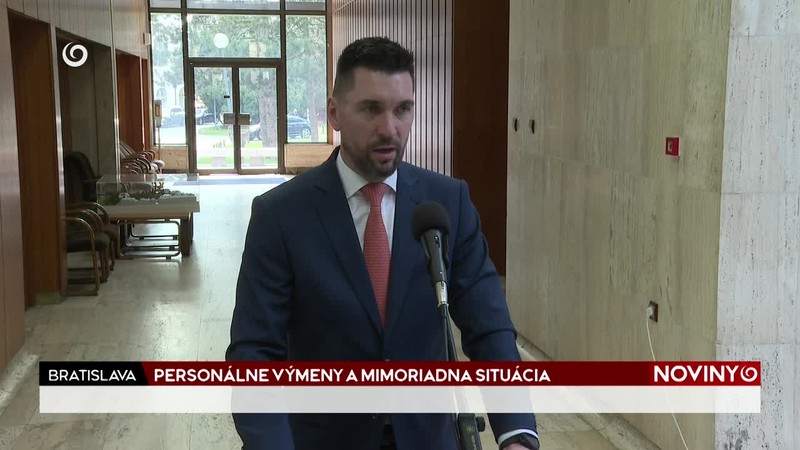 PERSONÁLNE VÝMENY A MIMORIADNA SITUÁCIA