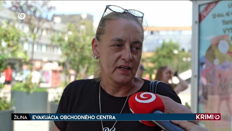 EVAKUÁCIA OBCHODNÉHO CENTRA