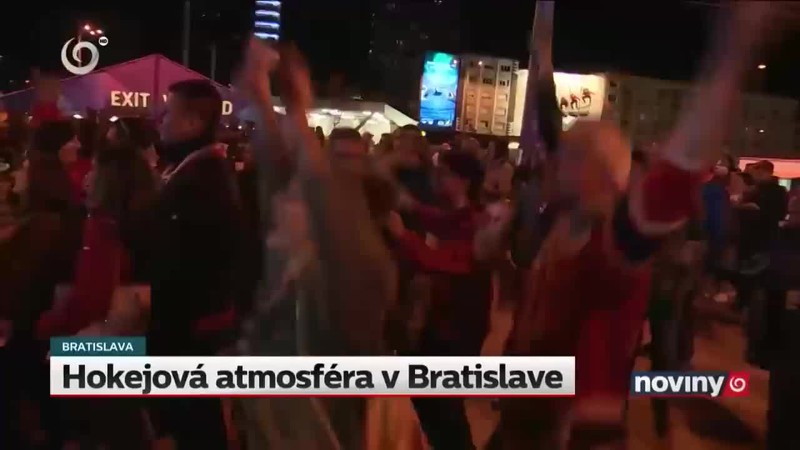 Hokejová atmosféra v Bratislave