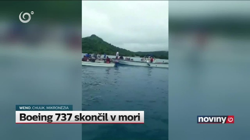 Boeing 737 skončil v mori