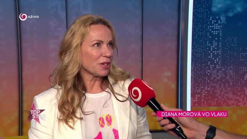 DIANA MÓROVÁ VO VLAKU
