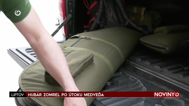 HUBÁR ZOMREL PO ÚTOKU MEDVEĎA