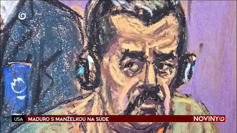 MADURO S MANŽELKOU NA SÚDE