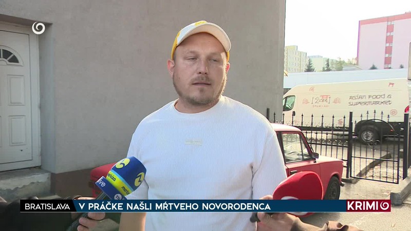 V PRÁČKE NAŠLI MŔTVEHO NOVORODENCA
