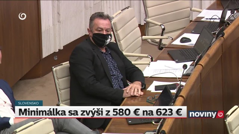 Minimálka sa zvýši z 580 € na 623 €