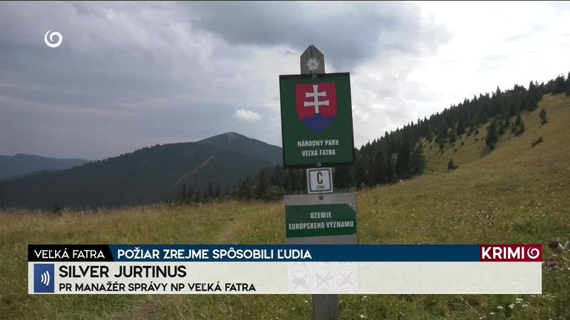 POŽIAR ZREJME SPÔSOBILI ĽUDIA