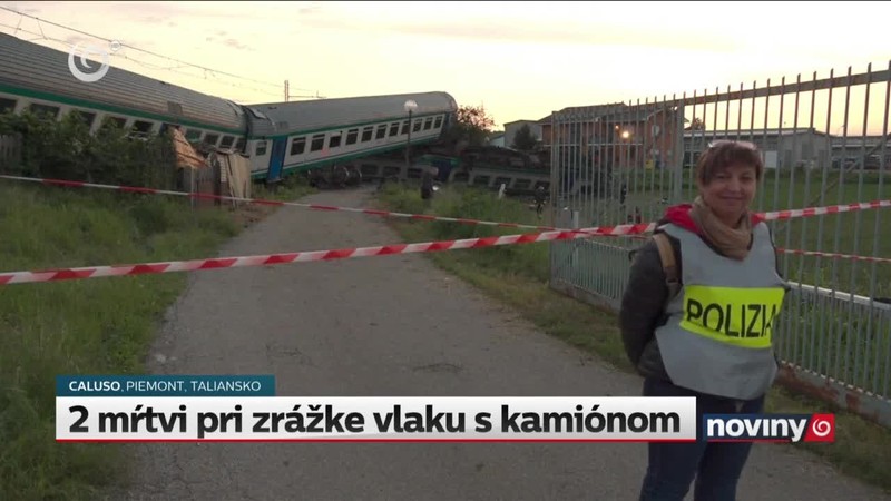 2 mŕtvi pri zrážke vlaku s kamiónom