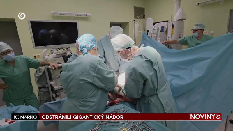 ODSTRÁNILI GIGANTICKÝ NÁDOR