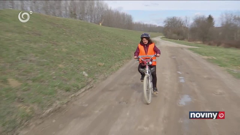 Cyklistka dostala pokutu