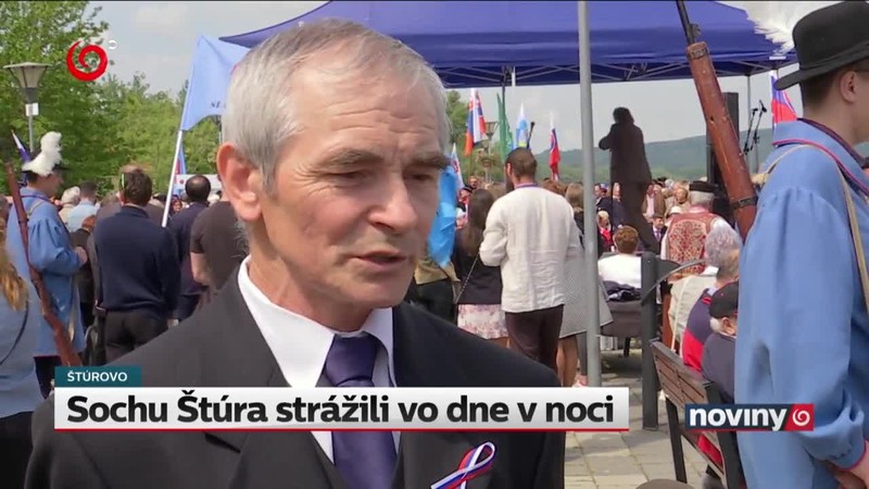 Sochu Štúra strážili vo dne v noci