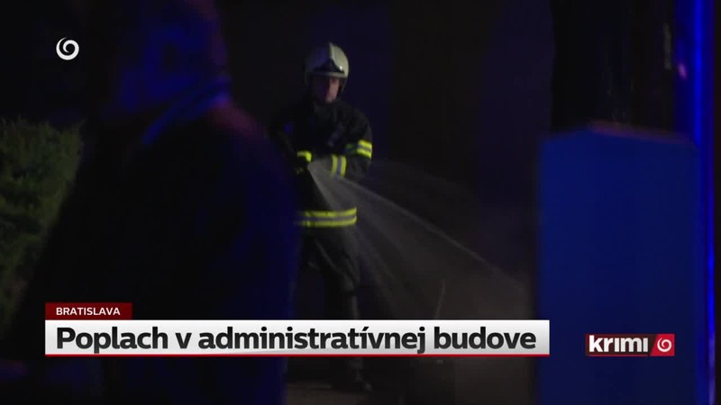 Poplach v administratívnej budove