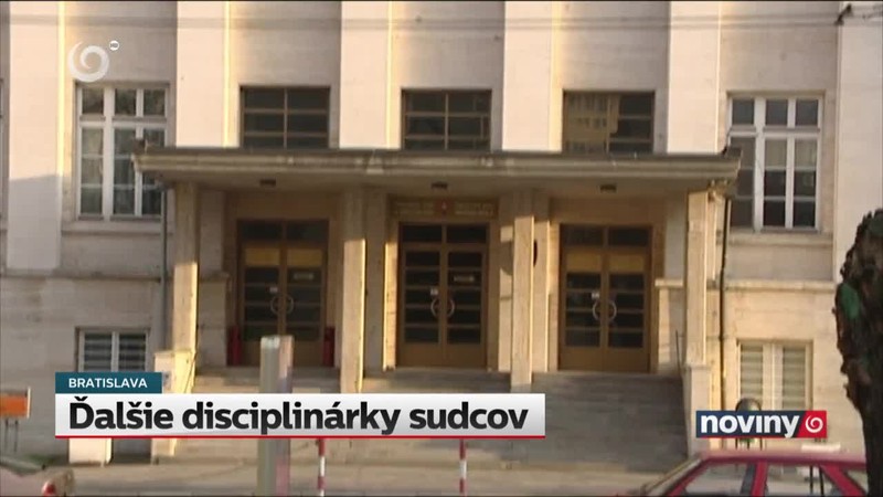 Ďalšie disciplinárky sudcov