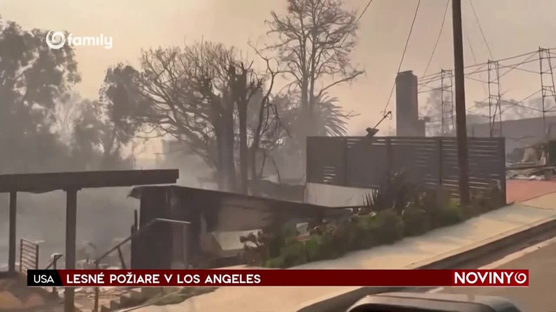LESNÉ POŽIARE V LOS ANGELES