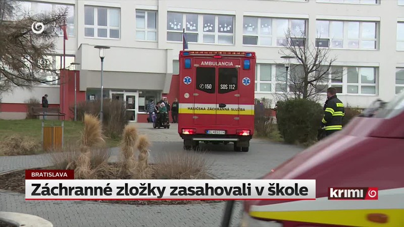 Záchranné zložky zasahovali v škole