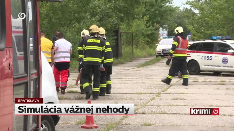 Simulácia vážnej nehody