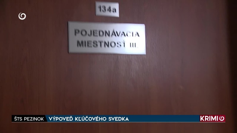 VÝPOVEĎ KĽÚČOVÉHO SVEDKA