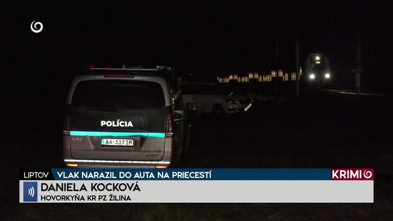 VLAK NARAZIL DO AUTA NA PRIECESTÍ