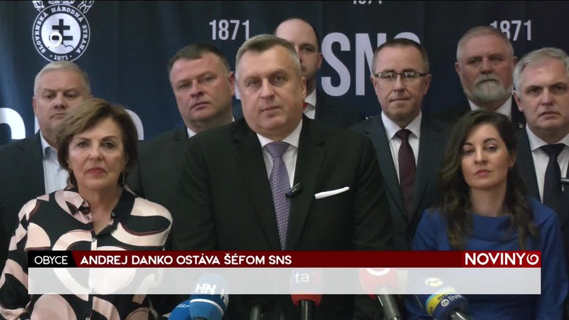 ANDREJ DANKO OSTÁVA ŠÉFOM SNS