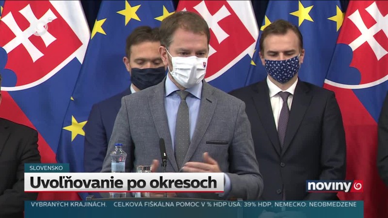 Uvoľňovanie po okresoch