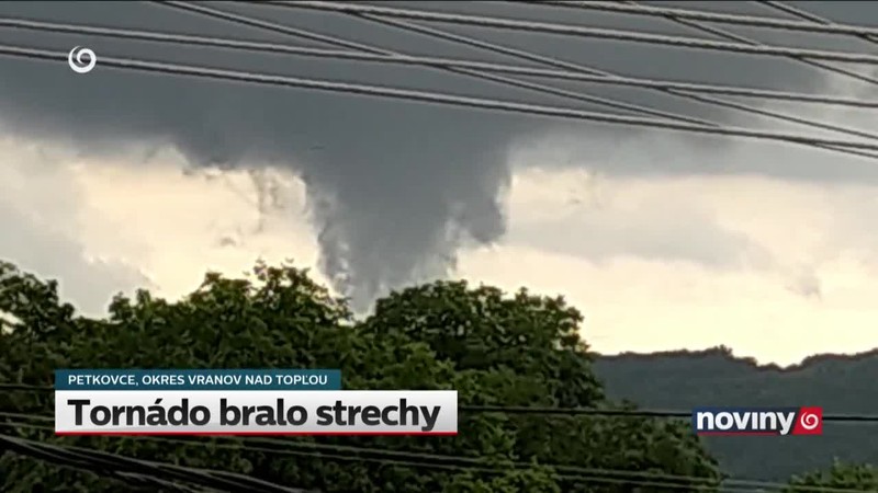 Tornádo bralo strechy