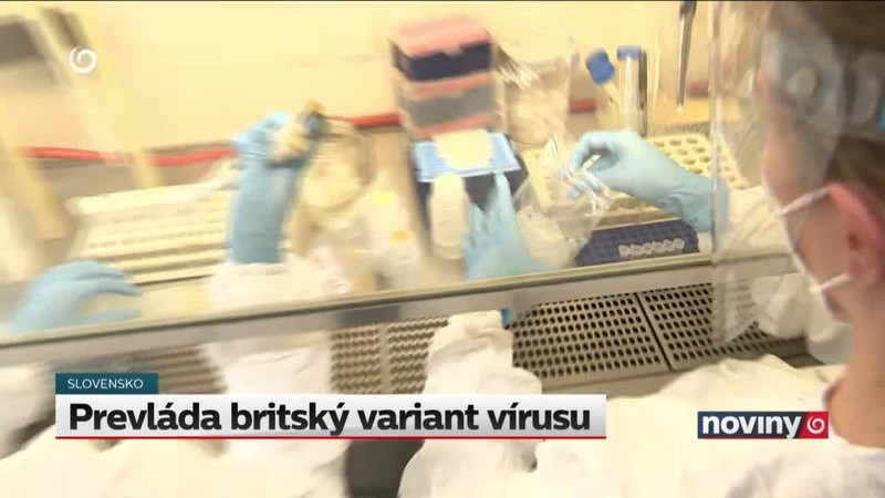 Prevláda britský variant vírusu