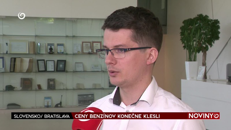 CENY BENZÍNOV KONEČNE KLESLI