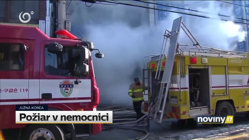Požiar v nemocnici