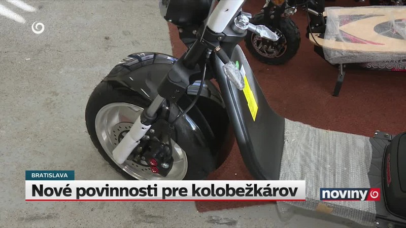 Nové povinnosti pre kolobežkárov