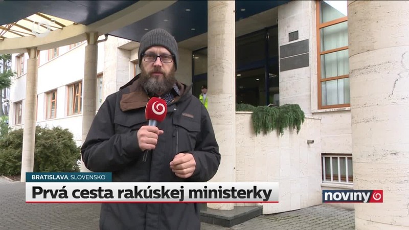Prvá cesta rakúskej ministerky
