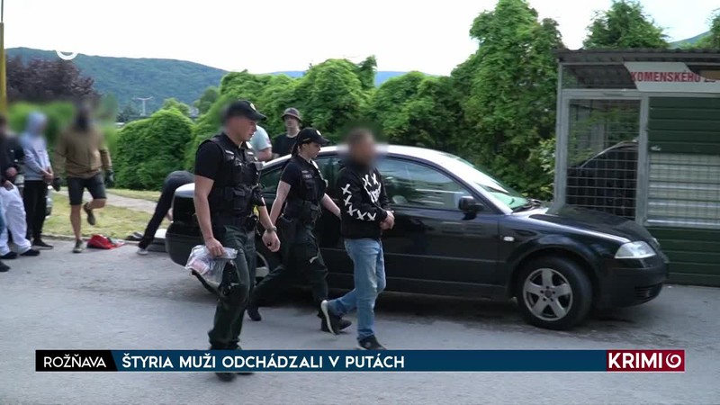 ŠTYRIA MUŽI ODCHÁDZALI V PUTÁCH