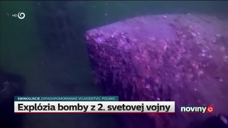 Explózia bomby z 2. svetovej vojny