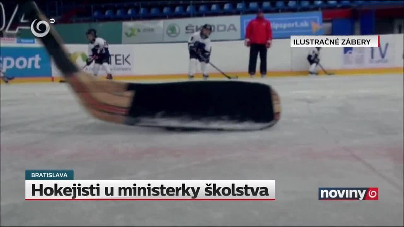 Hokejisti u ministerky školstva