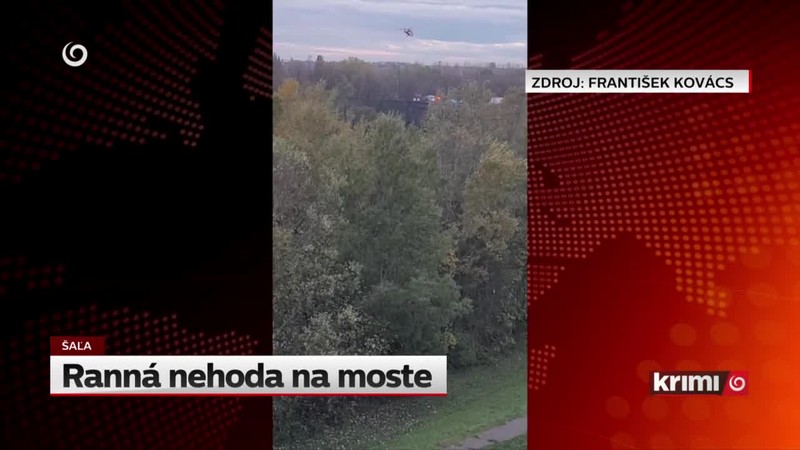 Ranná nehoda na moste