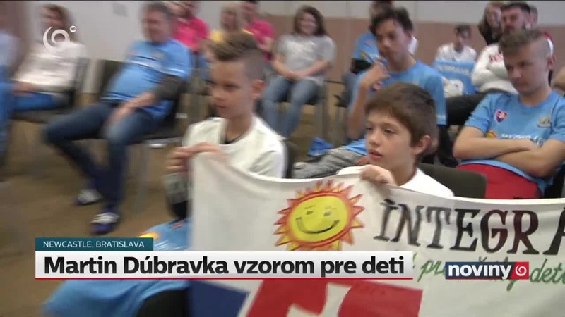 Martin Dúbravka vzorom pre deti