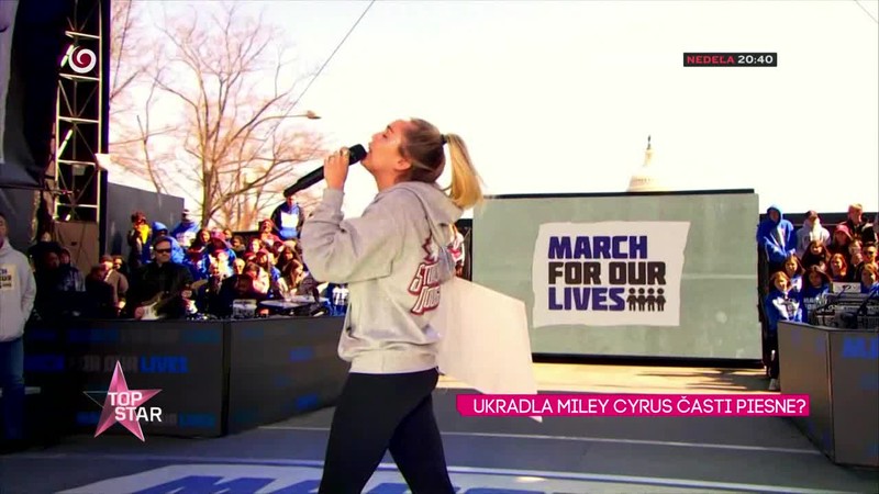 UKRADLA MILEY CYRUS ČASTI PIESNE?