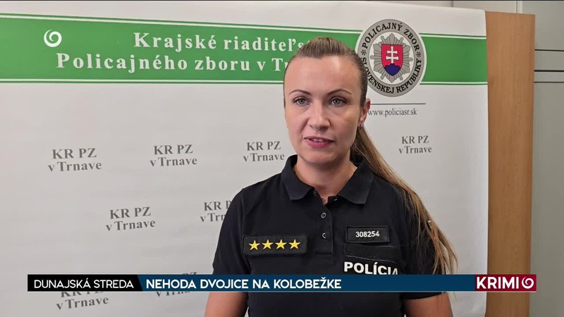 NEHODA DVOJICE NA KOLOBEŽKE